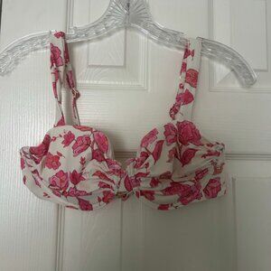 Hollister Pink Flower Bikini Set